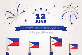 Philippines flag waving sky background 3d illustration. 12 June Philippines Independence Day Greeting Card Celebration Royalty Free Cliparts Vectors And Stock Illustration Image 85527622