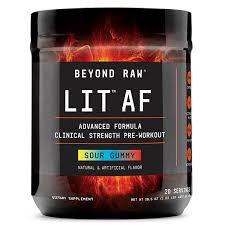 beyond raw lit af pre workout review