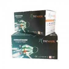 Paymask Cerrahi Maske 3 Katli Telli 50 Adet 5 Li Paketl X2 Kutu 2020 Maskeler Urunler Kutular