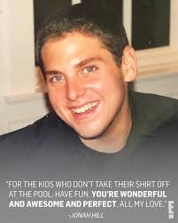 One more time for the people in the deep end. 🗣️We're super #ThankfulFor  Jonah Hill's journey to loving himself. (📷: @jonahhill)