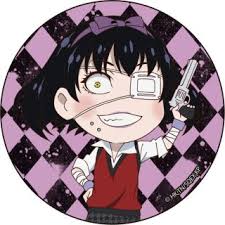 She is the vice president of the student council at hyakkaou private academy and the older identical twin sister of kirari momobami whose family is aligned with the family of yumeko jabami. Kakegurui Can Badge Midari Ikishima Anime Toy Hobbysearch Anime Goods Store