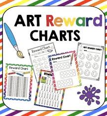 art class reward behavior charts elementary art lesson