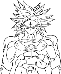Broly para colorear 4 dibujo anime. Dragon Ball Para Colorear E Imprimir Gt Png 500 610 Dragon Ball Z Art Dbz