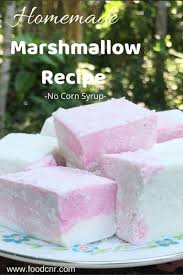 Mix ¼ cup of sugar with gelatin. Marshmallow Recipe Without Corn Syrup Food Corner Homemade Marshmallow Recipe Recipes With Marshmallows Marshmallow Recipe Without Corn Syrup