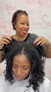 Loc retighten!✨ Book your loc services at www.NAPPSTAR.com #atlantalocs  #locretwist #sisterlocsatlanta