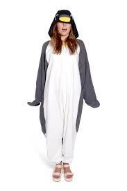 Fits most up to 6'2'' and 220 lbs. Penguin Kigurumi Adult Animal Onesie Costume Pajama By Sazac