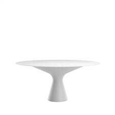Paso runder couchtisch aus massiver wildeiche mit glasplatte. Zanotta Blanco Runder Esstisch Mit Glasplatte