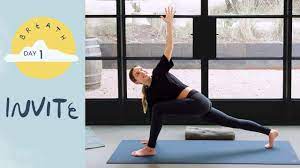 Yoga breathing or pranayama, is the foundation of your yoga practice. Day 1 Invite Breath A 30 Day Yoga Journey Youtube