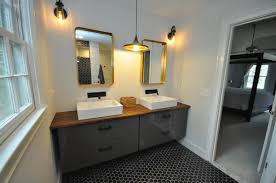 master bathroom floating vanity with