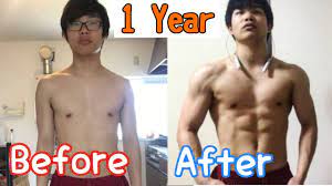Body Transformation】Lonely Guy has Worked Out for a Year - YouTube