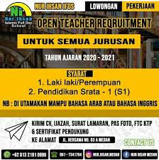 Check spelling or type a new query. Loker Guru Mei 2020 Nur Ikhsan Islamic School Medan Terlengkap