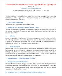 Strategic Management Report Template 8 Templates Example Templates Example Report Template Marketing Strategy Template Business Case Template