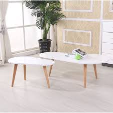 Palm Canyon Lawrence Free Form Wood 2 Piece Mid Century Style Coffee Table Set Mid Century Style Coffee Table Coffee Table Mid Century Modern Coffee Table