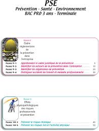 Pse Prevention Sante Environnement Bac Pro 3 Ans Terminale Pdf Free Download
