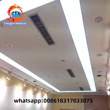 Feed the cable down through the soffit hole and out the remodeling box hole, then run the cable to each soffit light location, stapling it every 2 ft. Pop Design Ceiling 3d Effect Stretch Ceiling Lighting Box Pvc Ceiling Panel Fabric Designs Wallpapers Aliexpress
