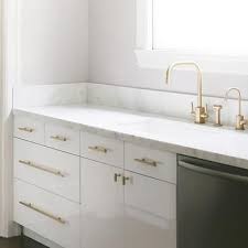 I Really Love Those Pulls Of Different Sizes For The Kitchen Brass Cabinet Pulls Modern Kitchen Gold Kitchen Kitchen Hardware