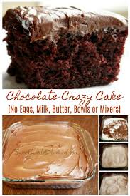 Try it out to get a wonderful &. Chocolate Crazy Cake No Eggs Milk Butter Or Bowls Sweet Little Bluebird