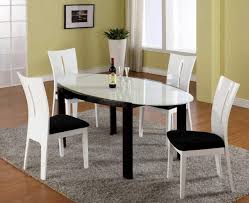 Black And White Dining Room Chairs Contemporary Dining Room Sets White Dining Chairs Dining Room Table Set