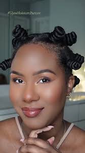 BANTU KNOTS ON BLOWN OUT HAIR #SheaMoisturePartner #SheaMoistureHair  #beautythatbonds #bondrepair