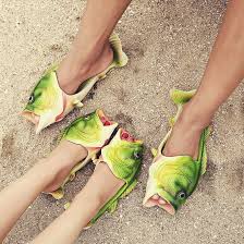 Fish Sandals This Summer S Footwear Fashion Sensation Casual Beach Shoes Fish Flip Flops Beach Slippers