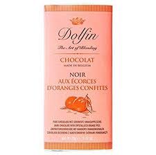 Dolfin Belgian Chocolate Ecorces D Oranges Confites Dark Chocolate Bar With Crystallized Orange Peel 70g 2 47o Dark Chocolate Bar Dark Chocolate Chocolate