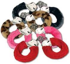 Amazon.com: Fuzzy Handcuffs Metal W Keys - Assorted Color : Sports &  Outdoors