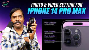 Photo and Video Setting for iPhone 14 Pro Max | Audio Media - YouTube