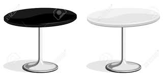 The kansas city chiefs coffee table reclaimed wood will bring your team spirit into any room in the house. Vector Illustration Of Black And White Coffee Shop Table Isolated On White Background No Gradients Or Effects Is Used Royalty Free Cliparts Vectors And Stock Illustration Image 5150022