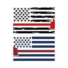 Firefighter American Flag Svg Cuttable Design Firefighter Cricut Vinyl American Flag