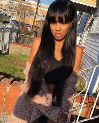 50 hairstyles with bangs that are super flattering. Pinterest Teethegeneral Hair Styles Weave Hairstyles Wig Hairstyles