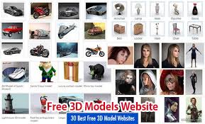 Every font is added and categorized by a real person. 30 Best Free 3d Model Websites Around The Web Free 3d Download Sites