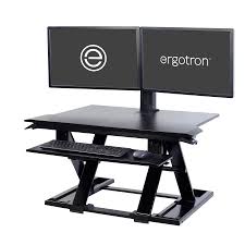 Also, when it's up it is unsteady. Workfit Tx Sit Stand Desk Workstation Adjustable Standing Desk Ergotron