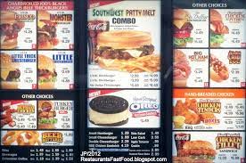 Fast Food Restaurant Menu 27s Burgers Menu Sign Hardee 27s Fast Food Hamburger Restaurant Menu Food Fast Food Menu Food Menu