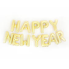 Happy New Year Letter Balloon Kit Happy New Year Banner New Year Banner Letter Balloons
