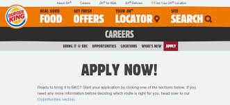 burger king application 2020 careers