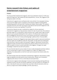 Whether you want to know what to watch on netflix or how to make the most of your streaming service budge. Calameo Genre Research Into History And Codes Of Entertainment Magazines