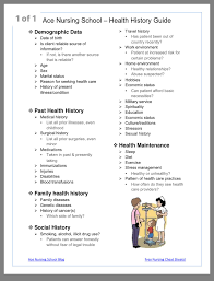 1 Health Hx Health History School Health Health