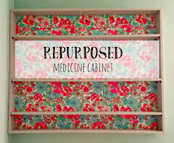 The tradeoff, of course, is a loss of storage space. Main Bathroom Redo Repurposed Medicine Cabinet Little Vintage Cottage