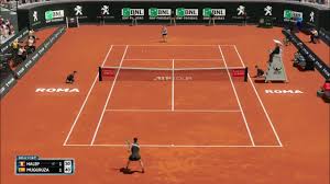 Live text on the bbc sport website and app; Simona Halep Vs Gabriela Muguruza Wta Roma 20 Live Gameplay Youtube