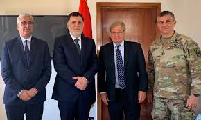 We are committed to africa will you support us? Us Ambassador And Africom Commander Stress Need For Military Pause And Return To Negotiations On Visit To Libya U S Embassy In Libya