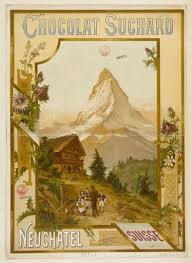 Chocolat Suchard Neuchatel Suisse Affiche Tauzin Louis 1842 1915 Illustrateur Affiches De Voyage Retro Affiche Vintage Affiches Retro
