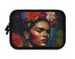 Frida Kahlo Laptop Sleeve Mexican Art Laptop Case Frida Laptop Sleeve iPad  Cover Art Nouveau Case MacBook Sleeve 15" Laptop Case 17"
