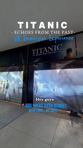 Check this out ….Titanic: Echoes from the Past: @eclipso_nyc #eclipsoNYC :  Enjoy a day out with family, date night or if you’re a history connoisseur  this is definitely for you. : Begin with a ...