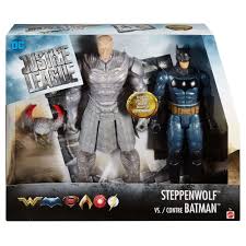 Justice league, released by warner bros. Dc Justice League Steppenwolf Vs Batman 2 Pack Figures Walmart Com Walmart Com