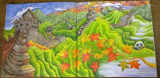 Feel free to print and color from the best 38+ great wall of china coloring page at getcolorings.com. The Great Wall Of China La Artistino Peta Hewitt Animal Coloring Books Magic City Great Wall Of China
