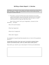 How do you write a summary of a newspaper article? How To Write A News Report Review 2 Writing A Report News Communication