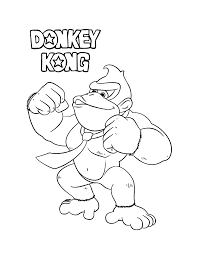 Color online and print these donkey kong drives a racing car for free. Donkey Kong Coloring Pages Best Coloring Pages For Kids