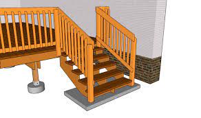 Amazing gallery of interior design and decorating ideas of stair handrail in entrances/foyers by elite interior designers. Deck Stair Railing Plans Myoutdoorplans Free Woodworking Plans And Projects Diy Shed Wooden Playhouse Pergola Bbq