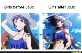 Girls Before Jojo Girls After Jojo Ifunny Jojo Anime Jojo S Bizarre Adventure Jojo Bizarre