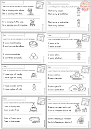 January Sentence Writing Has 20 Pages Of Sentence Writing Worksheets In This Product These Pages Are Great For Pre K Kindergarten And First Gra Inglese Lingua